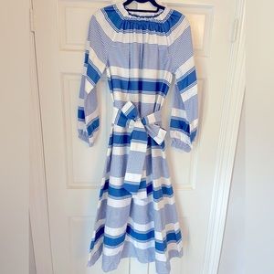 Ann Mashburn Long Sleeve Belted Dress